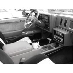 Turbo Buick Console Riser With Cup Holders Gray