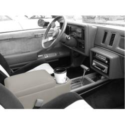 Turbo Buick Console Riser With Cup Holders Sand Gray