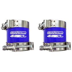 Silicone Air Intake Set 3" with Clamps BLUE
