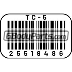 1984-85 Turbo Buick Throttle Body Barcode Decal GM 25519486