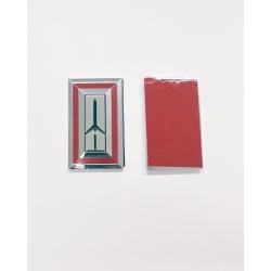 1981, 86-88 Oldsmobile Cutlass Metal Door Exterior Rocket Emblem, Replaces GM 22510025