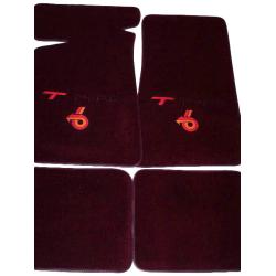 1983-86 T-Type New Floor Mats ACC Brand Burgundy