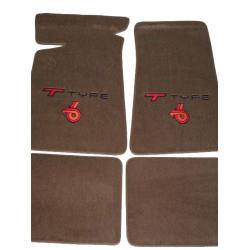 1983-86 T-Type New Floor Mats ACC Brand Blue