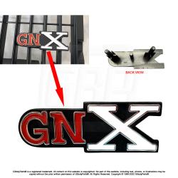 1987 Regal &quot;GNX&quot; Emblem - This replaces the &quot;BUICK&quot; Grille Emblem - New Tooling