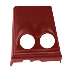 78-88 Monte Carlo, El Camino and Malibu Front Console Dual Gauge Pod, Red