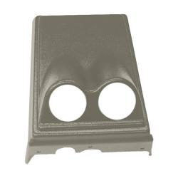 78-88 Monte Carlo, El Camino and Malibu Front Console Dual Gauge Pod, Sand Grey