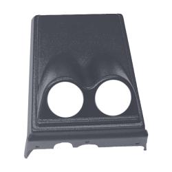 78-88 Monte Carlo, El Camino and Malibu Front Console Dual Gauge Pod, Medium Dark Grey