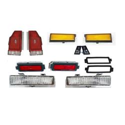 1983-86 Monte SS Turn Lamp Side Marker Tail Light Taillight License Lens 12 pcs