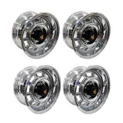 Grand National ALL CHROME 15" x 8" Aluminum Wheels Rims Set of 4