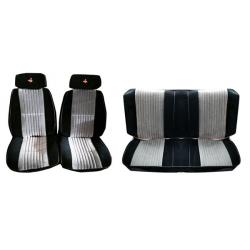 Grand National Reproduction Material Front Bucket Seat, Head Rest and rear Bench Seat Covers