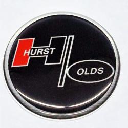 1983 Hurst Olds Center Cap Decal Inlay Deluxe Domed Epoxy EACH