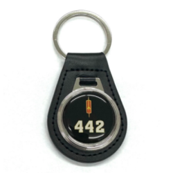 80's Style Key Chain Ring Holder, 442 with Rocket Logo