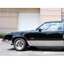 85-87 442 Vinyl Door, Front Cover, Trunk Lid Sticker Decal EACH
