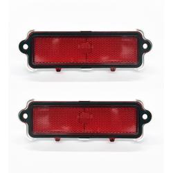 1978-80 Oldsmobile Cutlass 442 Rear Quarter Panel Marker Light Set with Gaskets GM 5969599 5969596