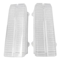 81-83 Oldsmobile Cutlass Clear Tail Light Lens Set Replaces GM part number #16502483, #16505067 LH Lens, #16502484, #16505068 RH Lens