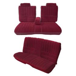 81-85 Oldsmobile Cutlass 45/55 Split Bench Seat Covers 1600 Maple Red