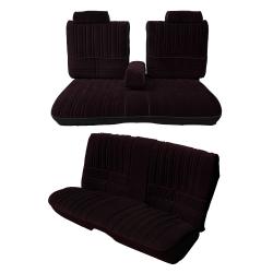 81-85 Oldsmobile Cutlass 45/55 Split Bench Seat Covers 1590 Black