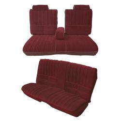81-85 Oldsmobile Cutlass 45/55 Split Bench Seat Covers 1591 Burgundy