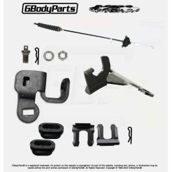 83-84 Hurst Olds 2004R Lightning Rod Transmission Gear Selector Bracket Shifter Cable KIT
