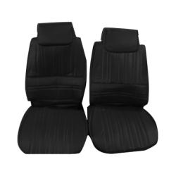 81-85 Cutlass Hurst Olds Black Vinyl Front Bucket Seat Covers