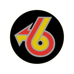 1978-1987 Buick Regal Grand National Color Power 6 Center Cap Inlay for Hex Caps, Each