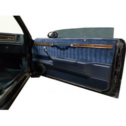 86-87 T-Type, Turbo T, and Regal Reproduction Material Upper Door Panel Combo Blue