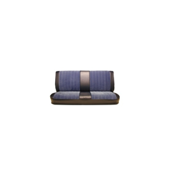Chevrolet Truck 1981-1987 Standard Cab Front Bench Seat With Encore Velour Cloth Inserts - Navy Blue Vin