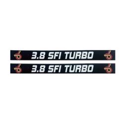 Buick Turbo 3.8 SFI Exterior Door Handle Decals Pair