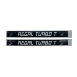 Buick Regal Turbo T Exterior Door Handle Decals Blue Pair