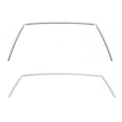 1978-88 GBody Front Windshield and Rear Glass Molding Trim kit Anodizied