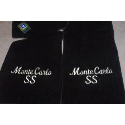 Monte Carlo SS New Floor Mats ACC Brand Cursive Embrodiered