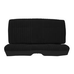 81-88 Monte Carlo SS Rear Seat Covers Black Velour w/Vinyl Sides