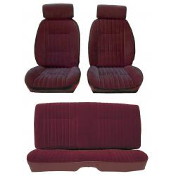 81-88 Monte Carlo SS Front Bucket and Rear Seat Covers Maple Vinyl