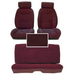 81-88 Monte Carlo SS Front Bucket and Rear Seat Covers Maple Vinyl