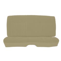 81-88 Monte Carlo SS Rear Seat Covers Tan Velour w/Vinyl Sides