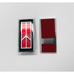 84-87 Olds 442 Cutlass Tail Light Emblems Ruby Red WITH ADHESIVE