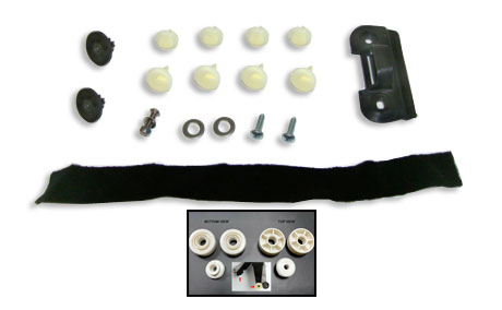 Window Anti-Rattle Kit with Window Rollers